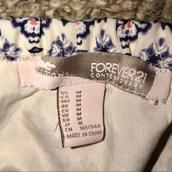 FOREVER 21 Off The Shoulder Patterned Dress - Picture 3 of 3